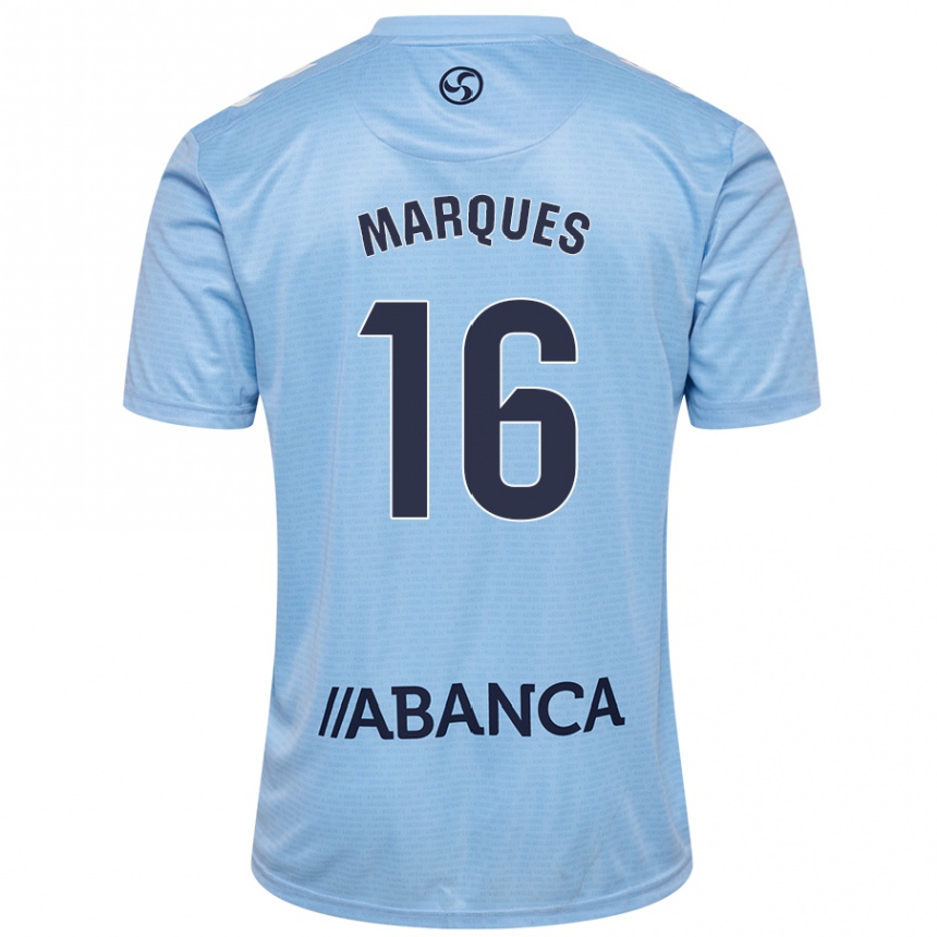 Niño Fútbol Camiseta 
Jailson Marques Siqueira #16 Azul Cielo 1ª Equipación 2024/25 Argentina