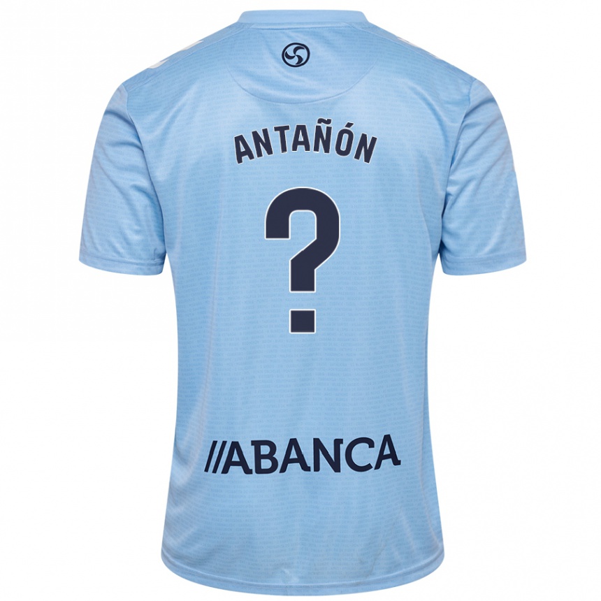 Niño Fútbol Camiseta Andrés Antañón #0 Azul Cielo 1ª Equipación 2024/25 Argentina