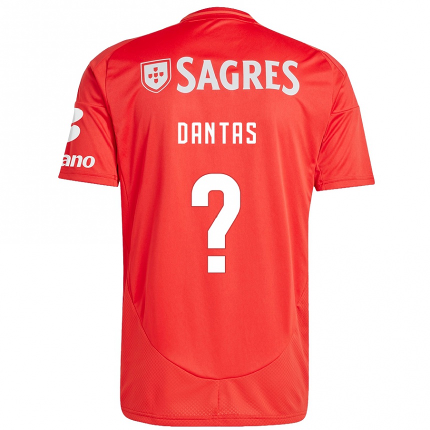 Niño Fútbol Camiseta Tiago Dantas #0 Rojo Blanco 1ª Equipación 2024/25 Argentina