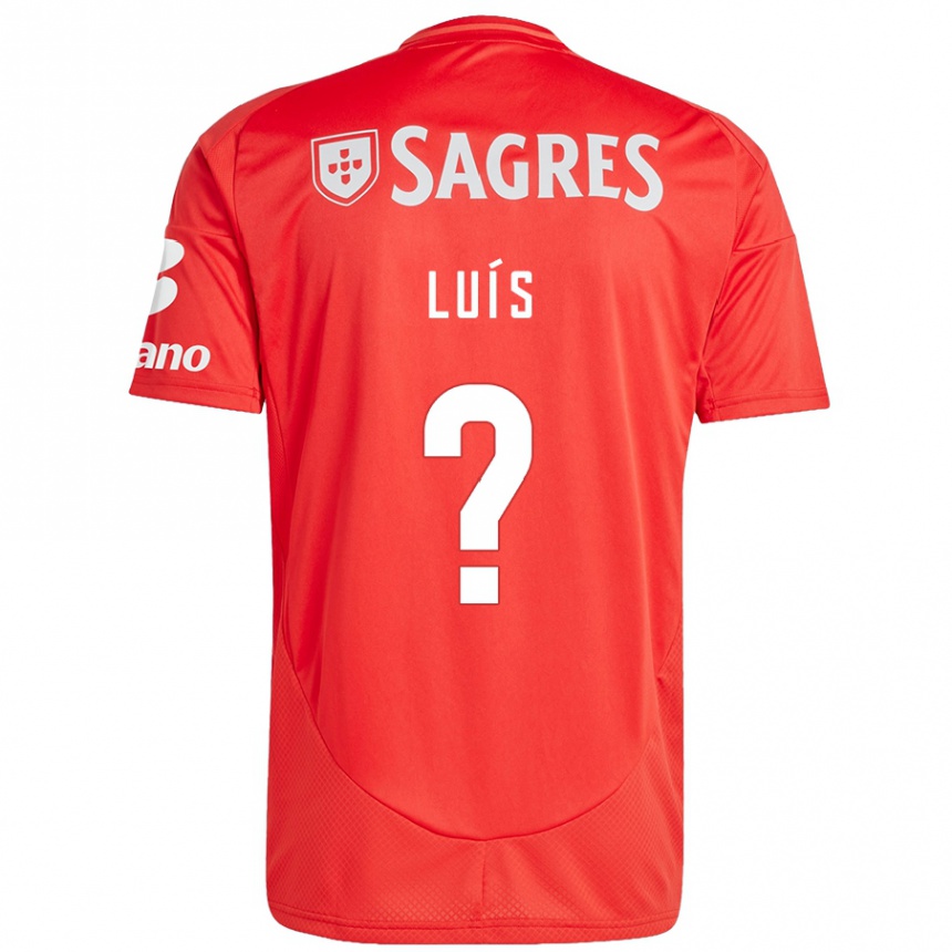 Niño Fútbol Camiseta António Luís #0 Rojo Blanco 1ª Equipación 2024/25 Argentina