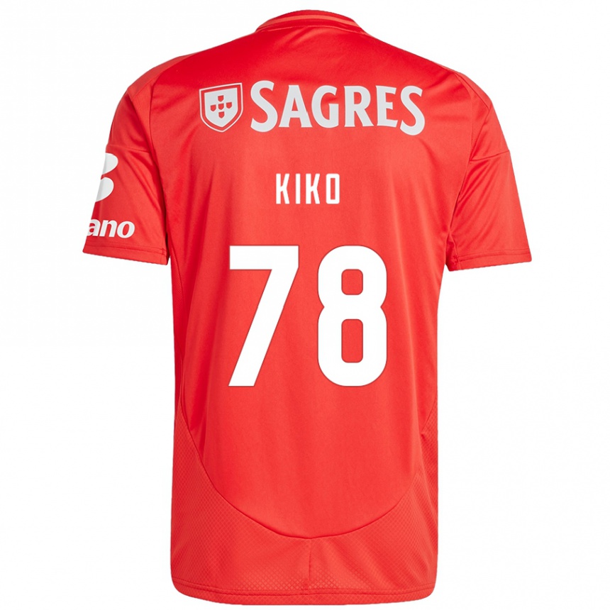 Niño Fútbol Camiseta Kiko #78 Rojo Blanco 1ª Equipación 2024/25 Argentina