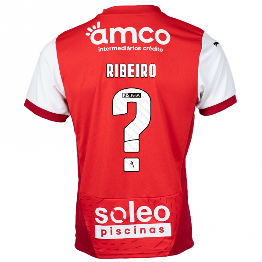 Niño Fútbol Camiseta Yuri Ribeiro #0 Rojo Blanco 1ª Equipación 2024/25 Argentina