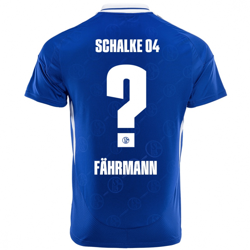 Niño Fútbol Camiseta Ralf Fährmann #0 Azul Real 1ª Equipación 2024/25 Argentina