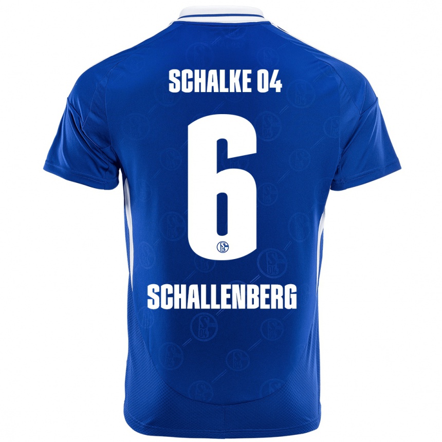 Niño Fútbol Camiseta Ron Schallenberg #6 Azul Real 1ª Equipación 2024/25 Argentina