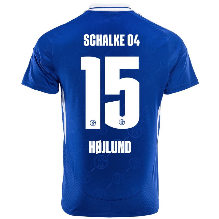 Niño Fútbol Camiseta Emil Højlund #15 Azul Real 1ª Equipación 2024/25 Argentina