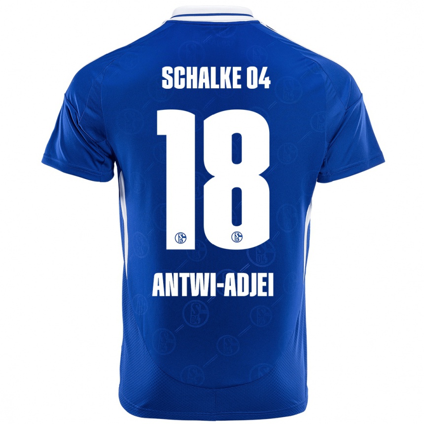 Niño Fútbol Camiseta Christopher Antwi-Adjei #18 Azul Real 1ª Equipación 2024/25 Argentina