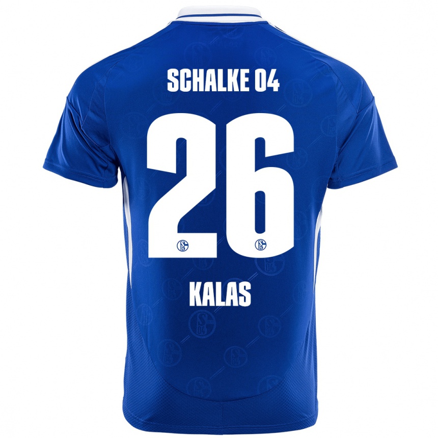 Niño Fútbol Camiseta Tomas Kalas #26 Azul Real 1ª Equipación 2024/25 Argentina