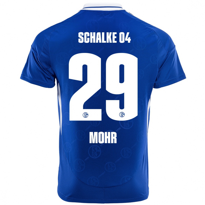 Niño Fútbol Camiseta Tobias Mohr #29 Azul Real 1ª Equipación 2024/25 Argentina