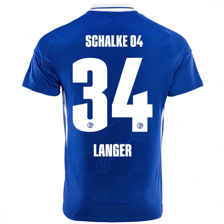 Niño Fútbol Camiseta Michael Langer #34 Azul Real 1ª Equipación 2024/25 Argentina