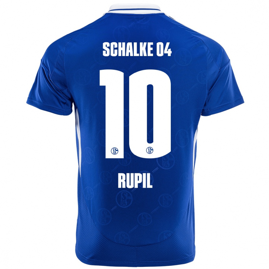 Niño Fútbol Camiseta Timothé Rupil #10 Azul Real 1ª Equipación 2024/25 Argentina