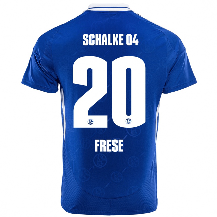 Niño Fútbol Camiseta Niklas Frese #20 Azul Real 1ª Equipación 2024/25 Argentina