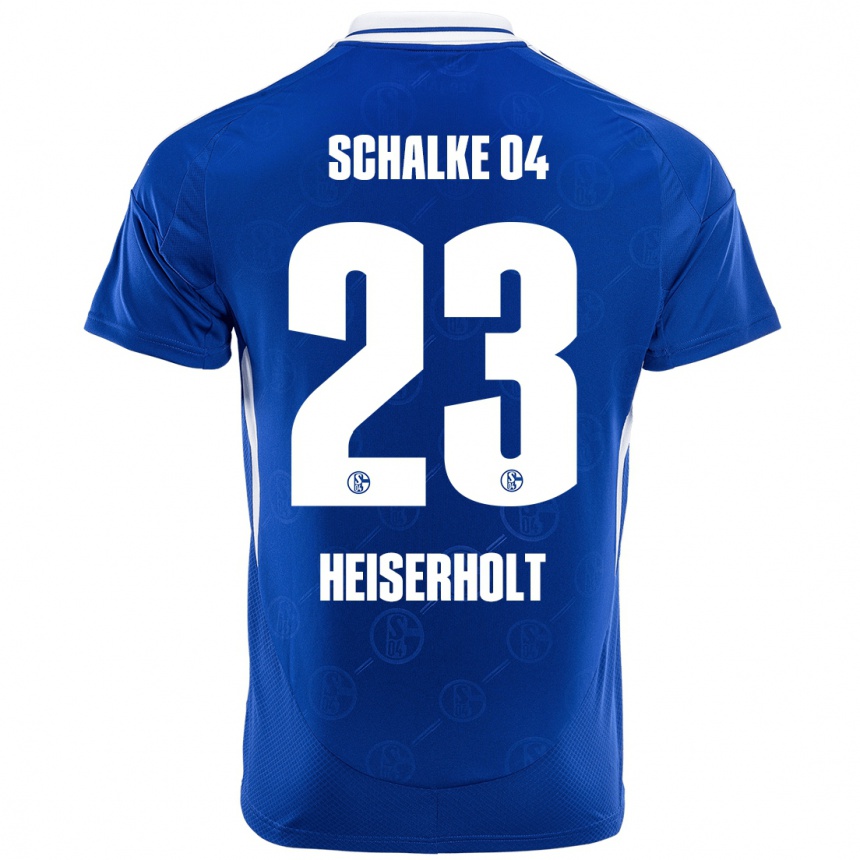 Niño Fútbol Camiseta Finn Heiserholt #23 Azul Real 1ª Equipación 2024/25 Argentina