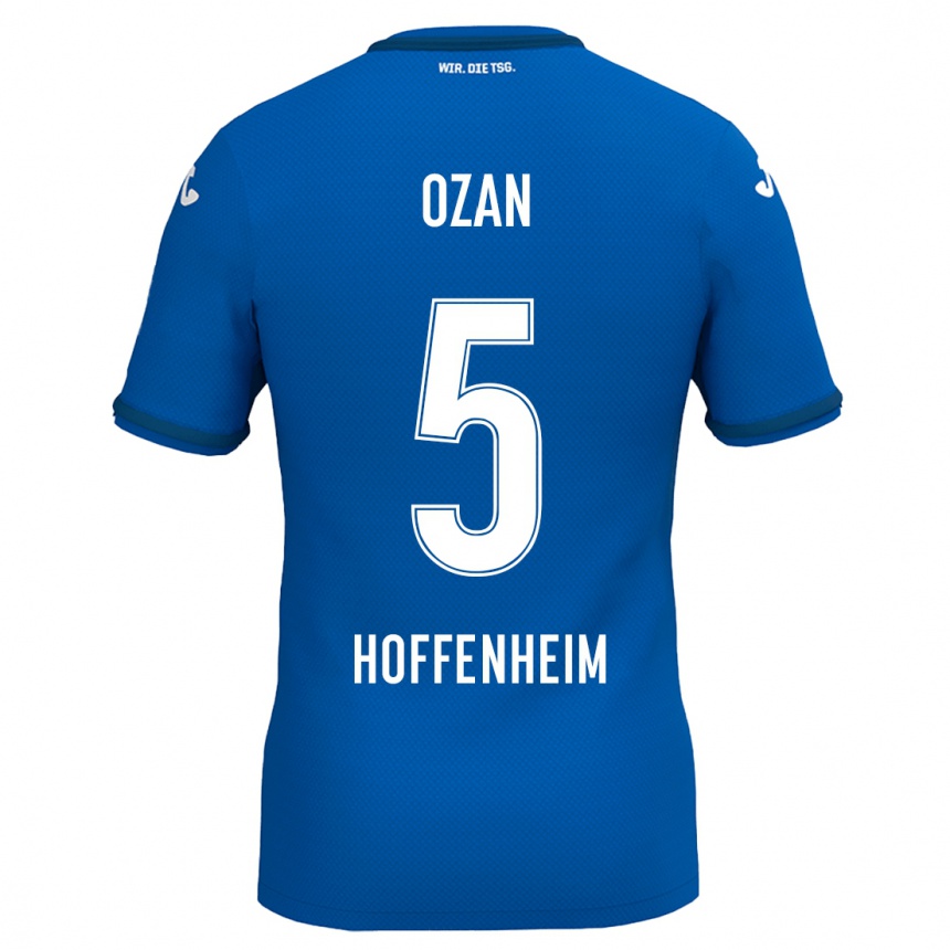 Niño Fútbol Camiseta Ozan Kabak #5 Azul Real 1ª Equipación 2024/25 Argentina