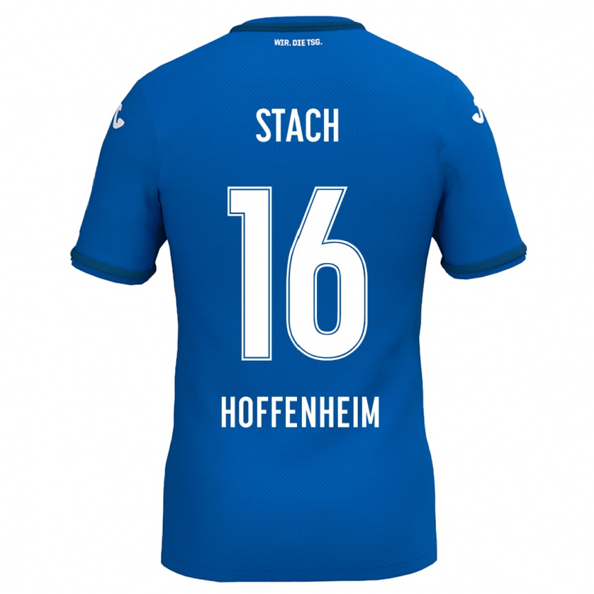 Niño Fútbol Camiseta Anton Stach #16 Azul Real 1ª Equipación 2024/25 Argentina