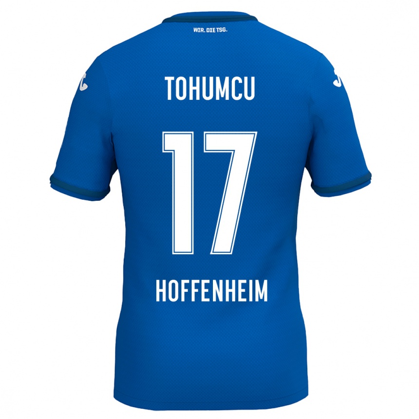 Niño Fútbol Camiseta Umut Tohumcu #17 Azul Real 1ª Equipación 2024/25 Argentina