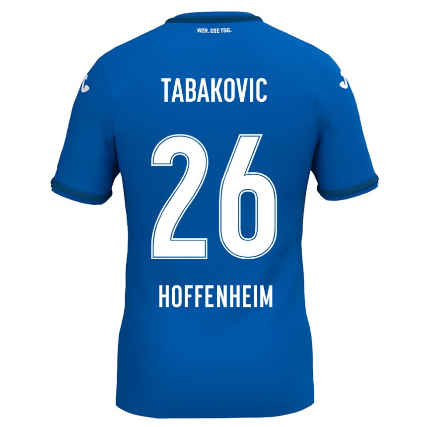 Niño Fútbol Camiseta Haris Tabakovic #26 Azul Real 1ª Equipación 2024/25 Argentina