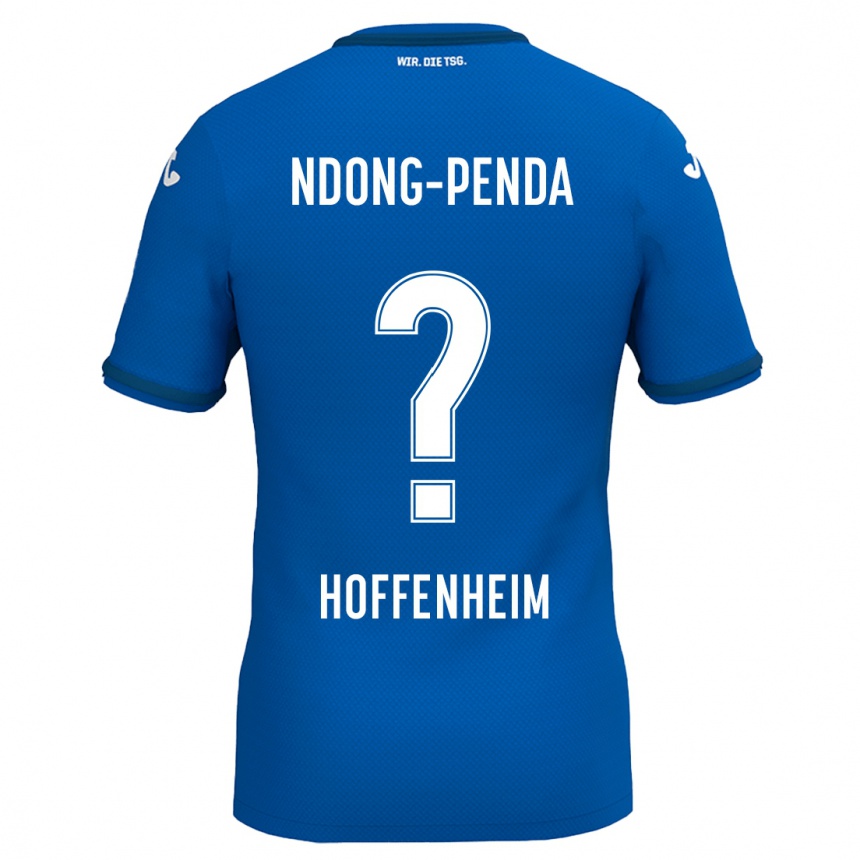 Niño Fútbol Camiseta Maxime Ndong-Penda #0 Azul Real 1ª Equipación 2024/25 Argentina