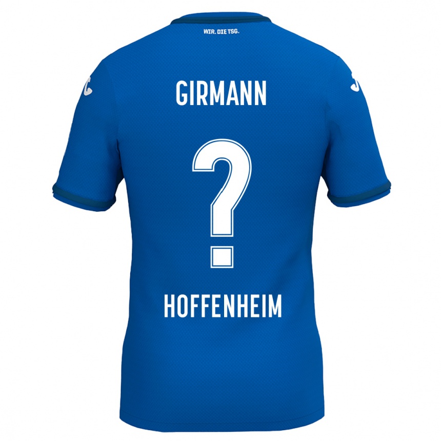 Niño Fútbol Camiseta David Girmann #0 Azul Real 1ª Equipación 2024/25 Argentina