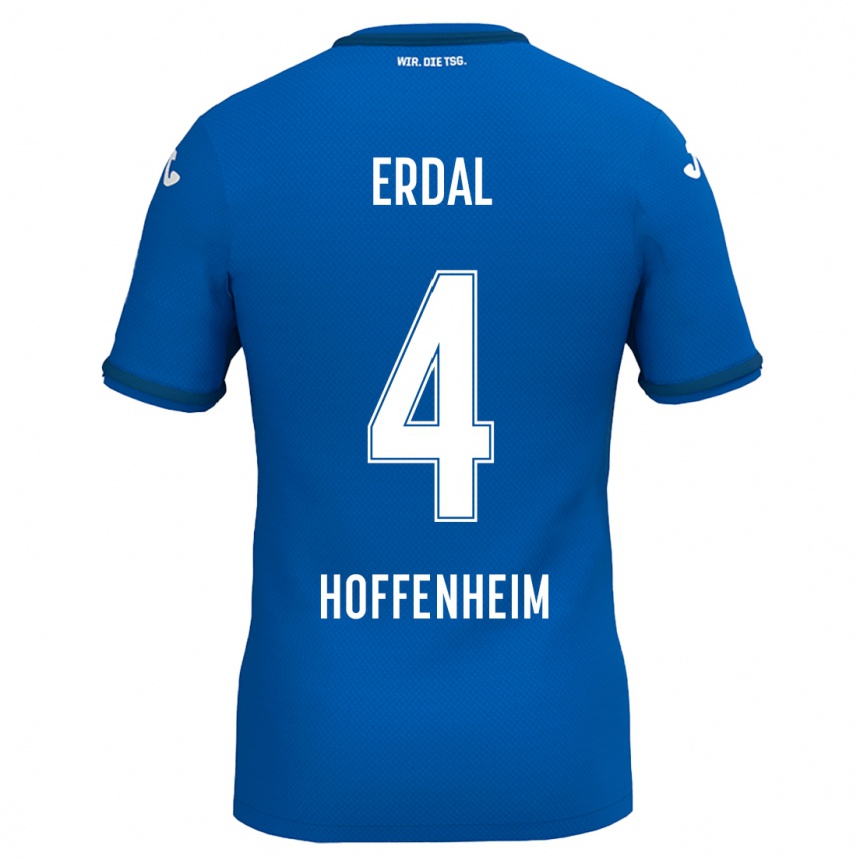 Niño Fútbol Camiseta İzzet Erdal #4 Azul Real 1ª Equipación 2024/25 Argentina