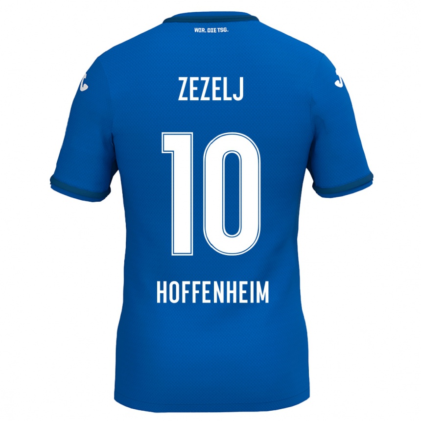 Niño Fútbol Camiseta Neno Zezelj #10 Azul Real 1ª Equipación 2024/25 Argentina