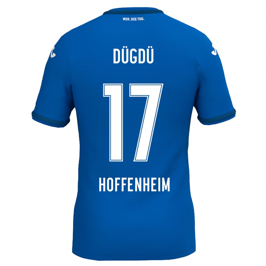 Niño Fútbol Camiseta Tamay Dügdü #17 Azul Real 1ª Equipación 2024/25 Argentina