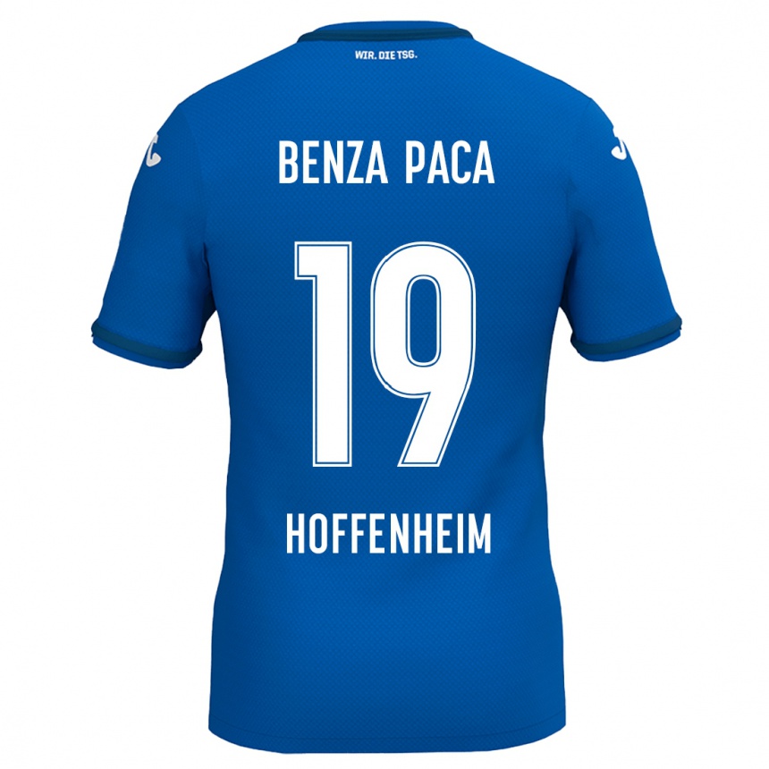 Niño Fútbol Camiseta Lynes Benza Paca #19 Azul Real 1ª Equipación 2024/25 Argentina