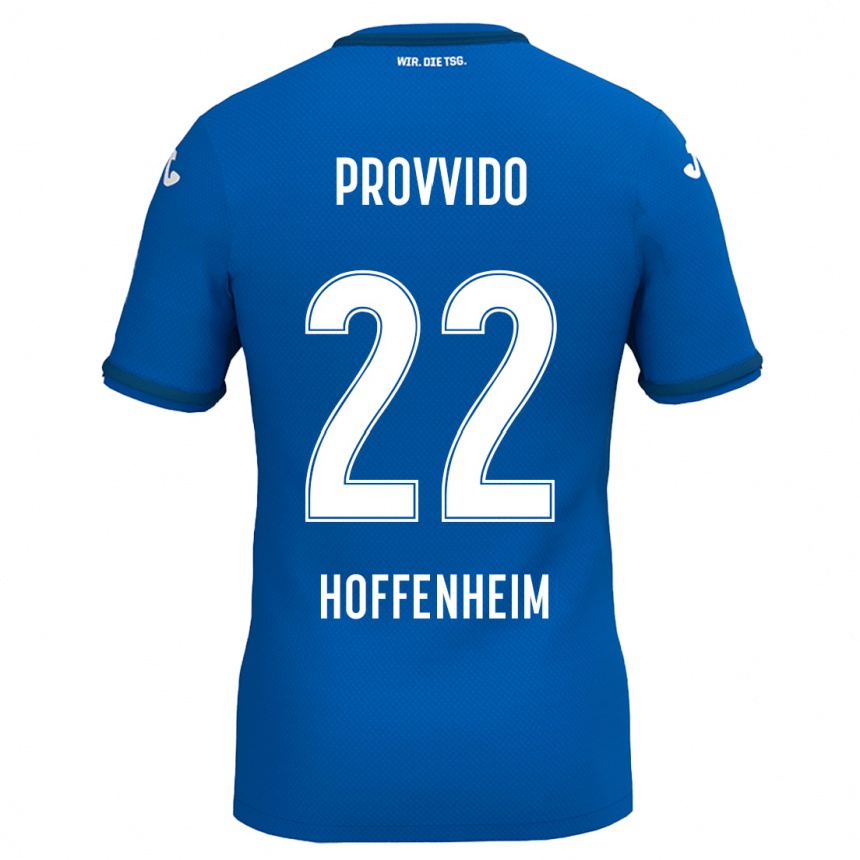 Niño Fútbol Camiseta Luca Provvido #22 Azul Real 1ª Equipación 2024/25 Argentina