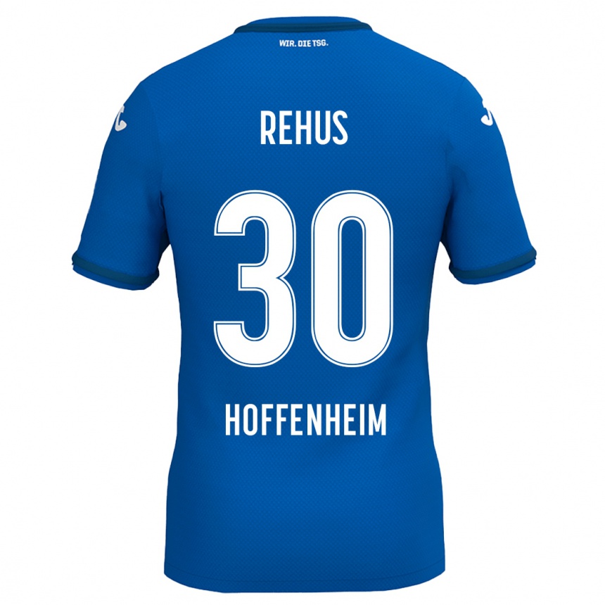 Niño Fútbol Camiseta Milan Rehus #30 Azul Real 1ª Equipación 2024/25 Argentina