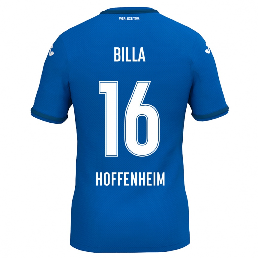 Niño Fútbol Camiseta Nicole Billa #16 Azul Real 1ª Equipación 2024/25 Argentina