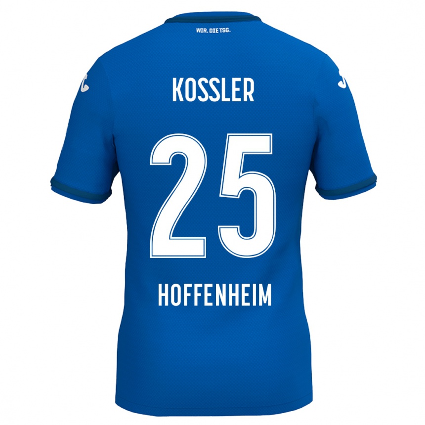 Niño Fútbol Camiseta Melissa Kössler #25 Azul Real 1ª Equipación 2024/25 Argentina