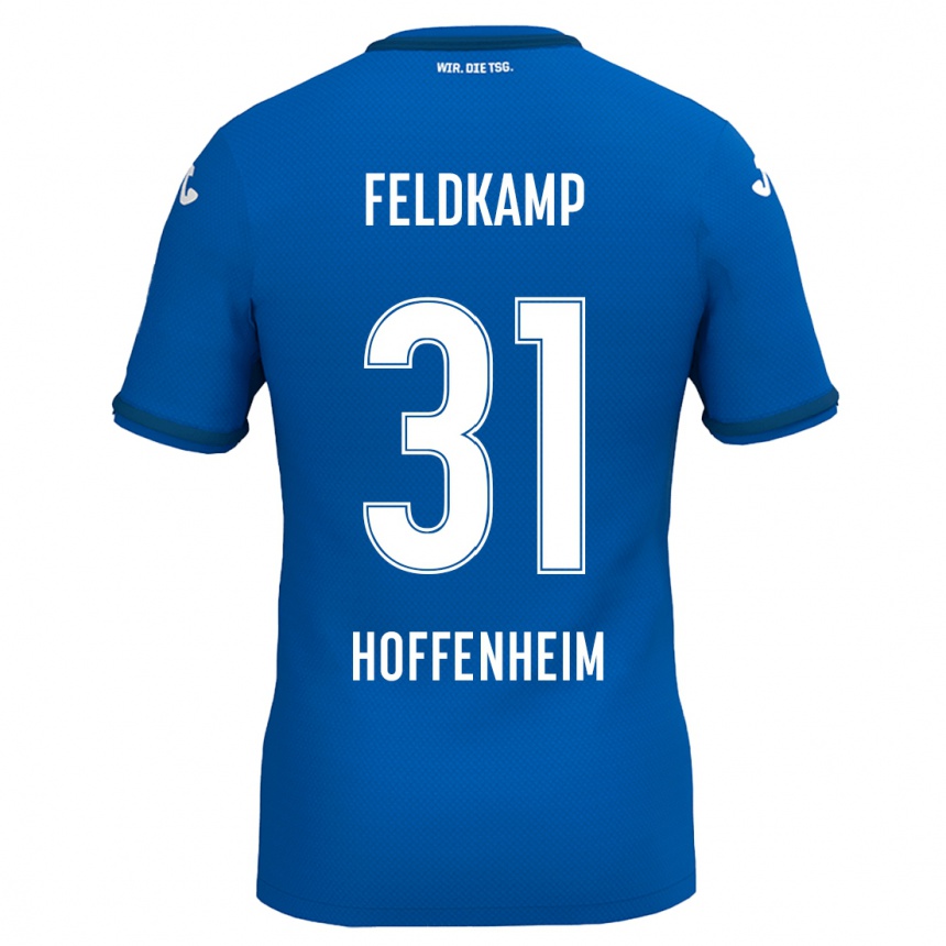 Niño Fútbol Camiseta Jana Feldkamp #31 Azul Real 1ª Equipación 2024/25 Argentina