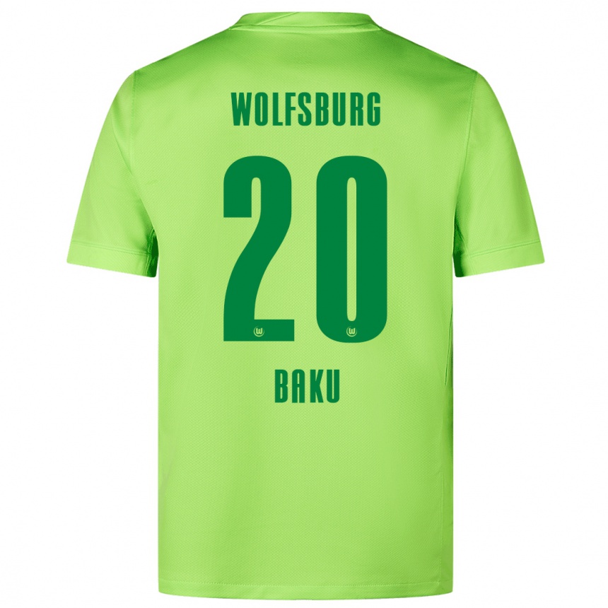 Niño Fútbol Camiseta Ridle Baku #20 Verde Fluorescente 1ª Equipación 2024/25 Argentina