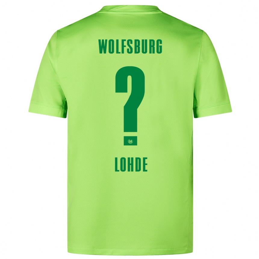 Niño Fútbol Camiseta Sven Lohde #0 Verde Fluorescente 1ª Equipación 2024/25 Argentina