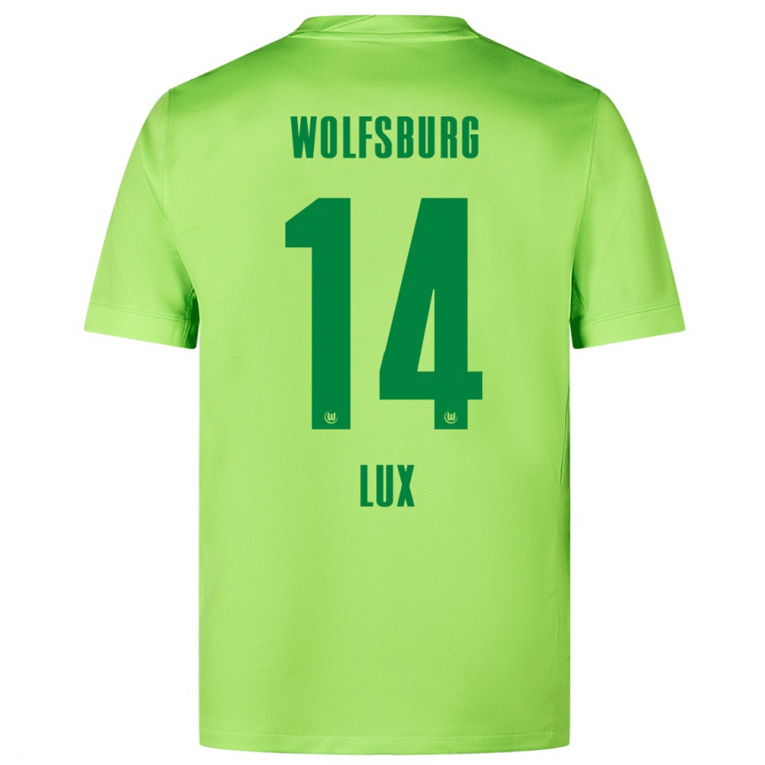 Niño Fútbol Camiseta Finn-Marco Lux #14 Verde Fluorescente 1ª Equipación 2024/25 Argentina