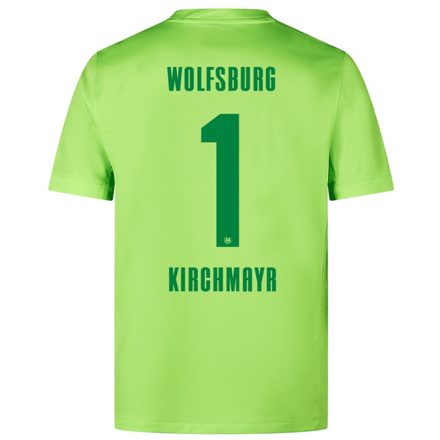 Niño Fútbol Camiseta Juri Kirchmayr #1 Verde Fluorescente 1ª Equipación 2024/25 Argentina