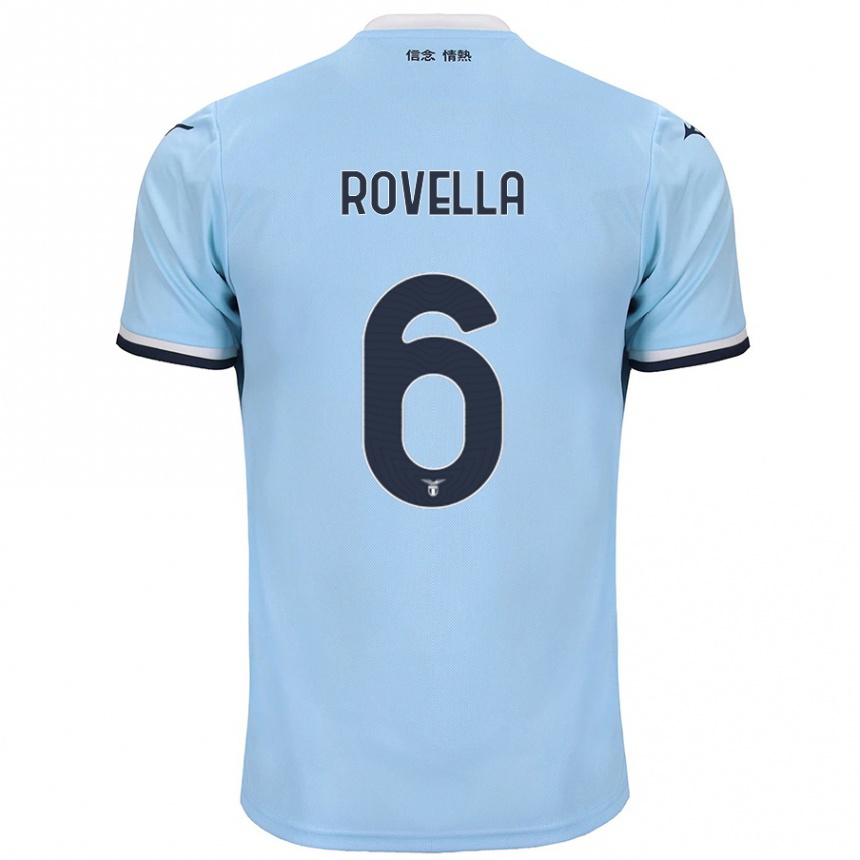 Niño Fútbol Camiseta Nicolo Rovella #6 Azul 1ª Equipación 2024/25 Argentina