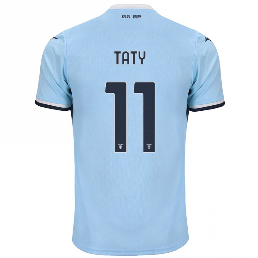 Niño Fútbol Camiseta Taty Castellanos #11 Azul 1ª Equipación 2024/25 Argentina