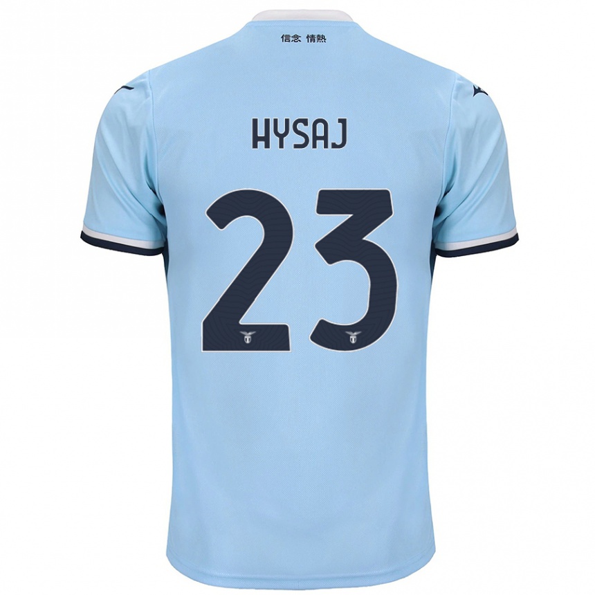 Niño Fútbol Camiseta Elseid Hysaj #23 Azul 1ª Equipación 2024/25 Argentina