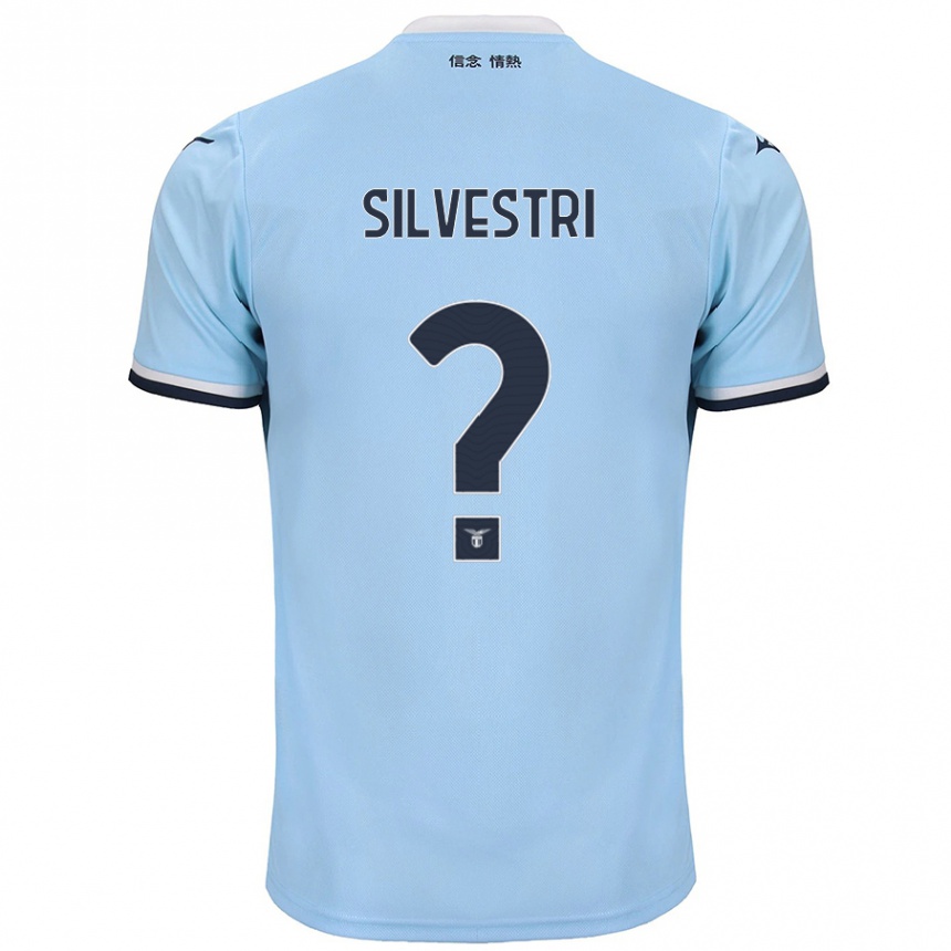 Niño Fútbol Camiseta Thomas Silvestri #0 Azul 1ª Equipación 2024/25 Argentina