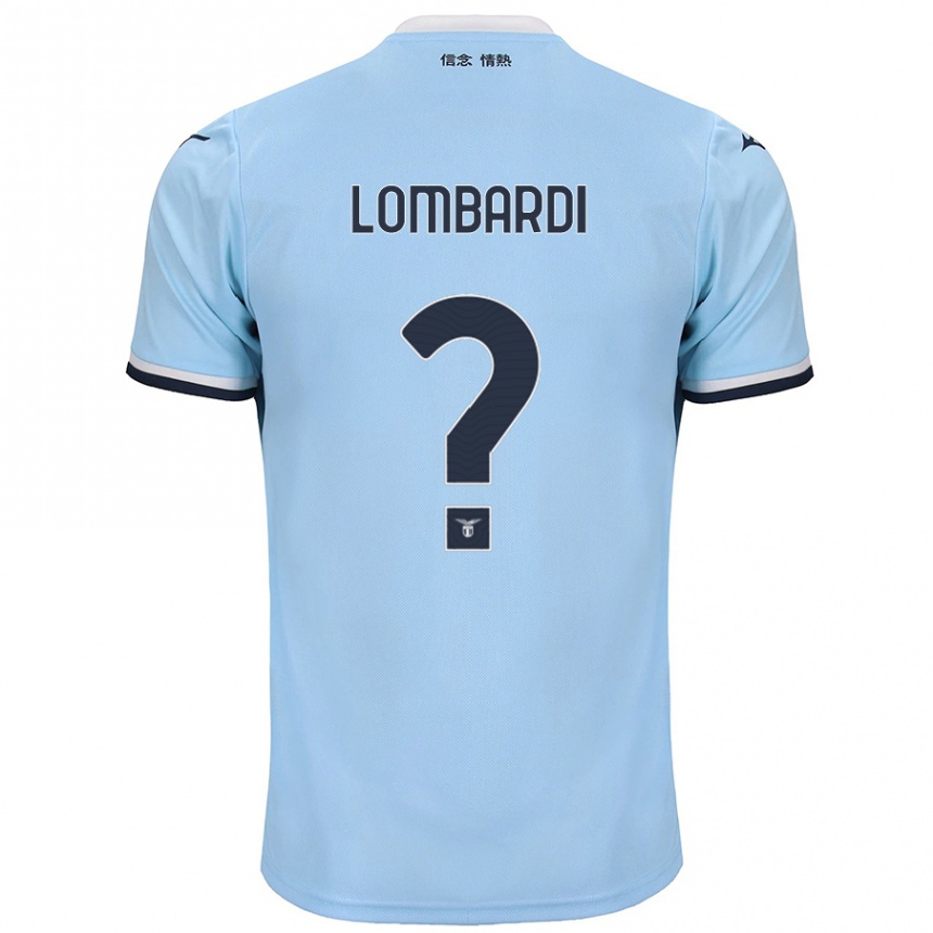 Niño Fútbol Camiseta Pierlorenzo Lombardi #0 Azul 1ª Equipación 2024/25 Argentina