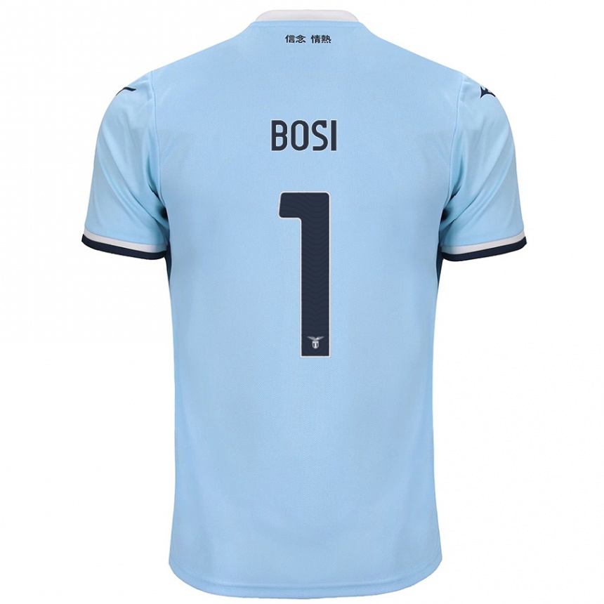 Niño Fútbol Camiseta Gioele Bosi #1 Azul 1ª Equipación 2024/25 Argentina