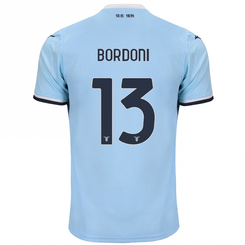 Niño Fútbol Camiseta Tommaso Bordoni #13 Azul 1ª Equipación 2024/25 Argentina