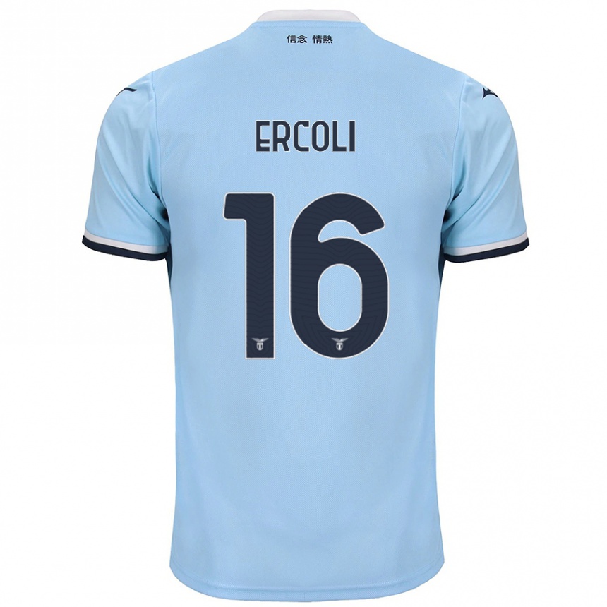 Niño Fútbol Camiseta Michele Ercoli #16 Azul 1ª Equipación 2024/25 Argentina