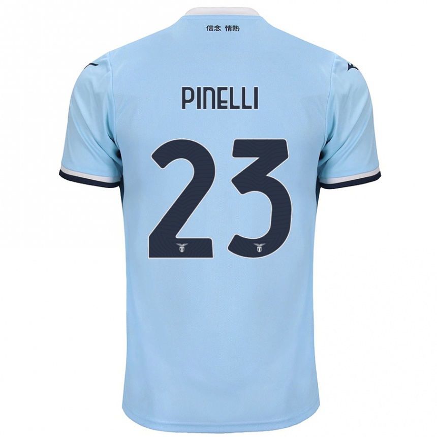 Niño Fútbol Camiseta Pietro Pinelli #23 Azul 1ª Equipación 2024/25 Argentina