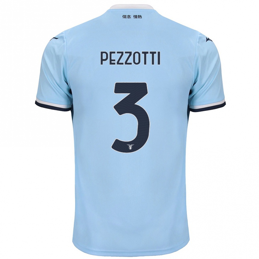 Niño Fútbol Camiseta Arianna Pezzotti #3 Azul 1ª Equipación 2024/25 Argentina