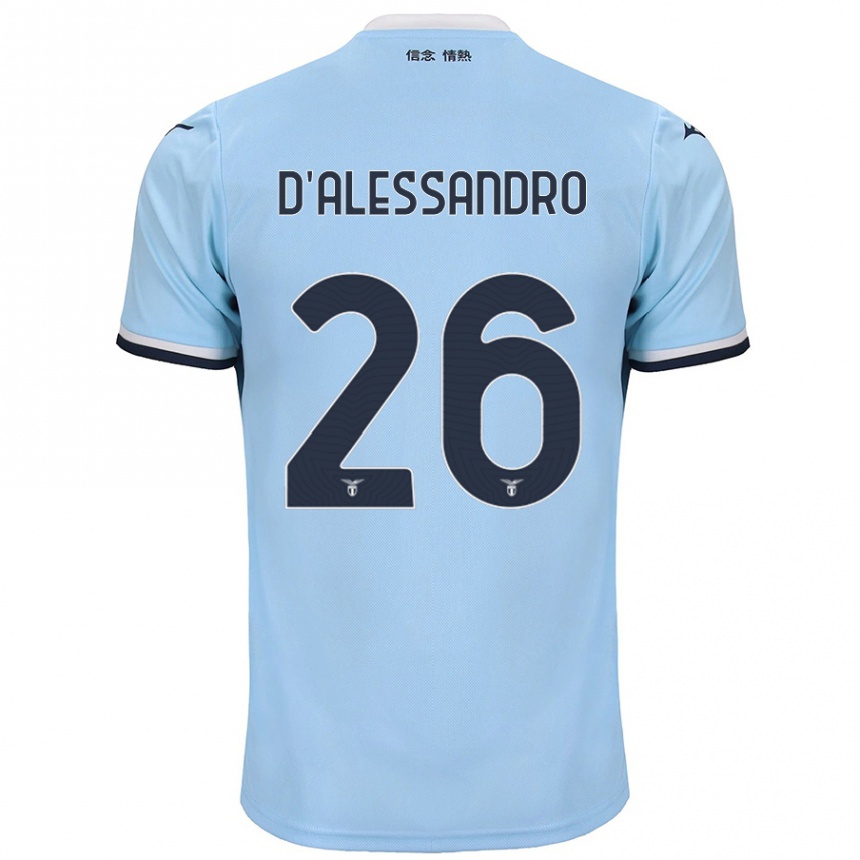 Niño Fútbol Camiseta Mattya D'alessandro #26 Azul 1ª Equipación 2024/25 Argentina