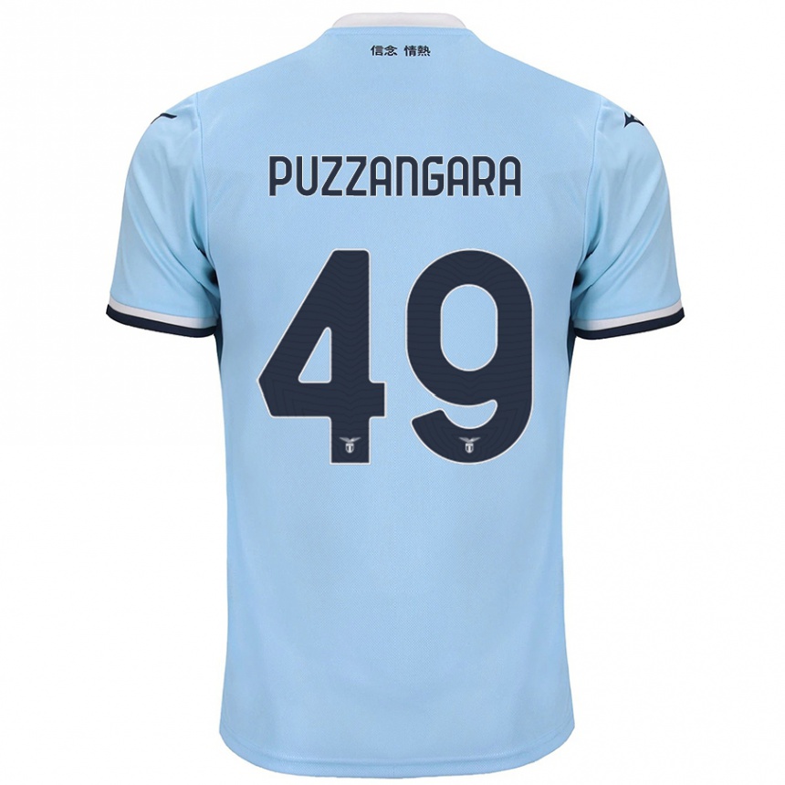 Niño Fútbol Camiseta Angelo Antonio Puzzangara #49 Azul 1ª Equipación 2024/25 Argentina