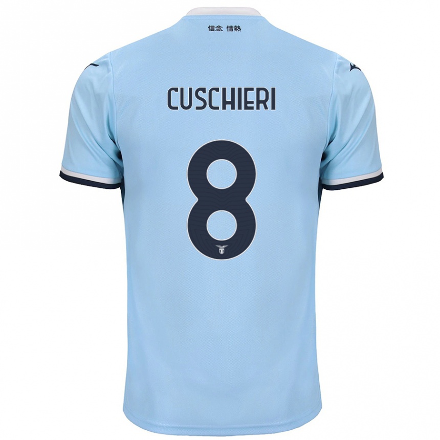 Niño Fútbol Camiseta Rachel Cuschieri #8 Azul 1ª Equipación 2024/25 Argentina