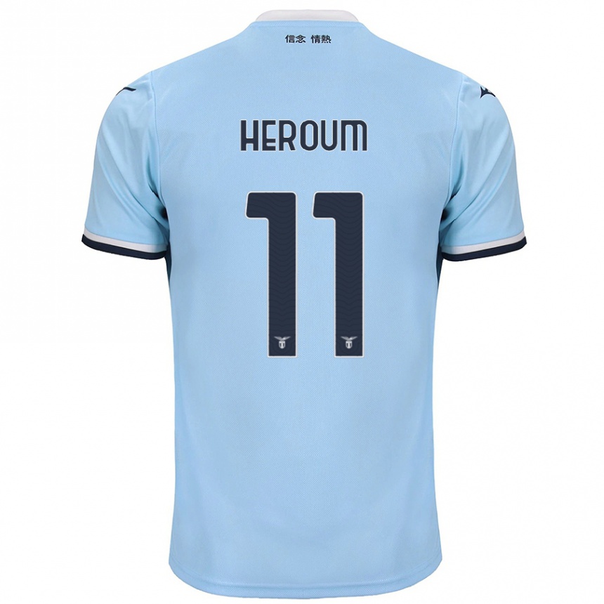 Niño Fútbol Camiseta Nora Heroum #11 Azul 1ª Equipación 2024/25 Argentina