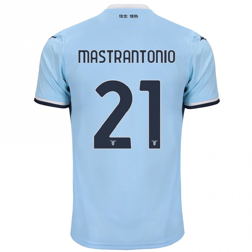 Niño Fútbol Camiseta Ella Mastrantonio #21 Azul 1ª Equipación 2024/25 Argentina